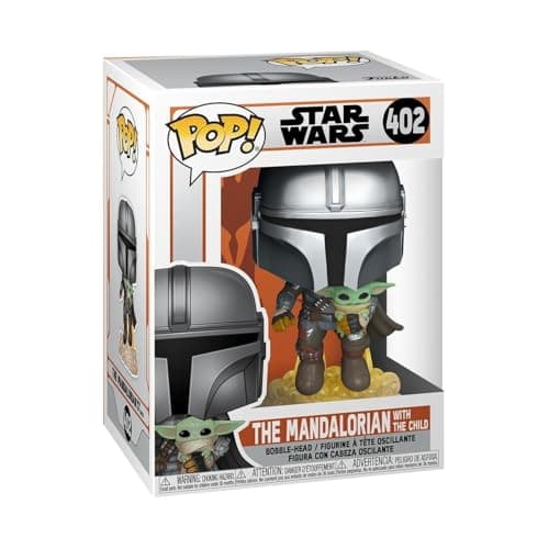 Image of Funko POP! Star Wars: the Mandalorian - Mando Flying With Jet Pack - Collectable Vinyl Figure - Gift Idea - Official Merchandise - Toys for Kids & Adults - TV Fans - Model Figure for Collectors