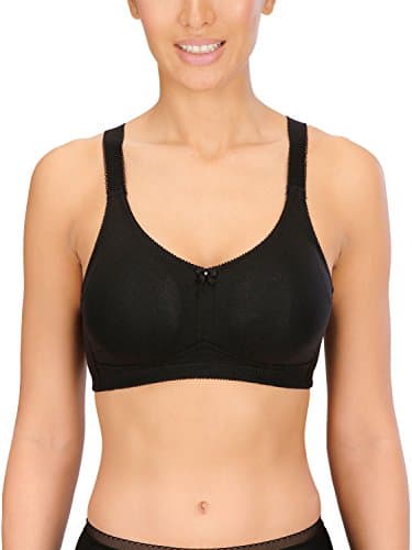Image of Naturana Soft Bra with Pocket for Post-Surgery Support and Recovery Care - 42 Black C