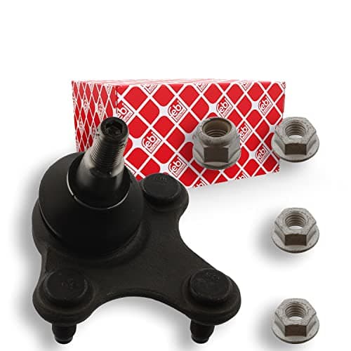Image of febi bilstein 40668 Ball Joint with lock nuts, pack of one