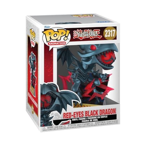 Image of Funko POP! Premium: Yu-Gi-Oh! - Red Eyes Dragon - Card - Collectable Vinyl Figure - Gift Idea - Official Merchandise - Toys For Kids & Adults - Model Figure for Collectors and Display