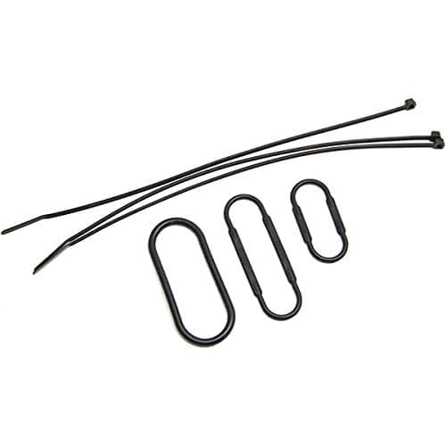 Image of CatEye 160-3893 Strada Slim Rubber Band and Zip Tie Fittings - Black