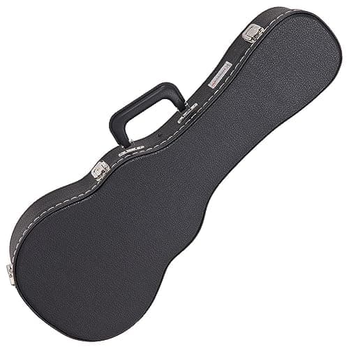 Image of Kinsman KUC12 Regular Hardshell Concert Ukulele Guitar Case - Black
