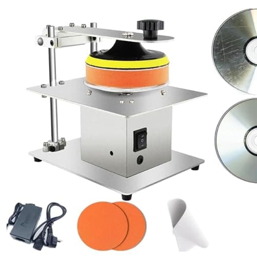 Image of Disc Repair Machine - Semi-Automatic CD/DVD Polisher for Scratch and Oxidation Restoration, High Repair Rate, Easy to Use, Improves Efficiency