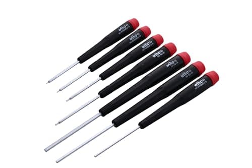 Image of Wiha 26390 Screwdriver Set, Hex Metric with Precision Handle, 7-3.0mm, 7 Piece