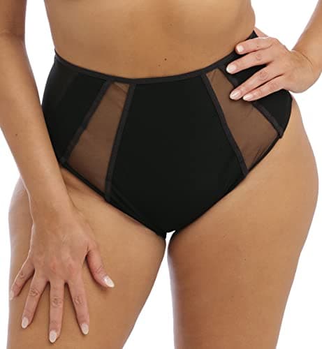 Image of Elomi Women's Plus Size Briefs, Black, M