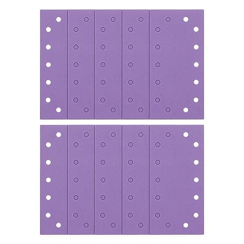 Image of Trend Aluminium Oxide 1/2 Sheet 115 x 230mm 120 Grit Sanding Sheets, AB/HLF/120A, Pack of 10