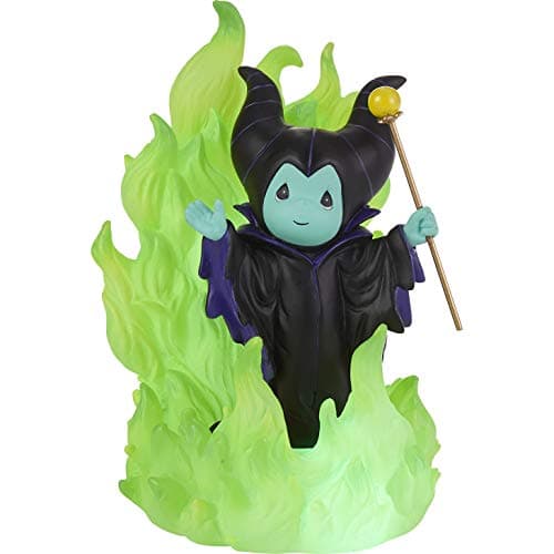 Image of Precious Moments 202040 Disney Villains Maleficent You Get Me All Fired Up LED Resin Figurine, One Size, Multicolored