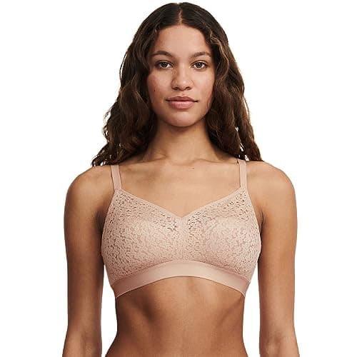 Image of Chantelle Women's Norah Supportive Wirefree Bra, Nude Blush, 40D