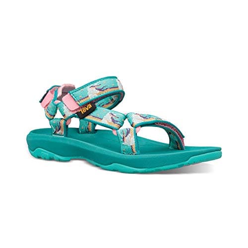 Image of Teva Unisex Kid's Hurricane XLT2 Open Toe Sandals, Green (Unicorn Waterfall Uwtr), 13 UK (32 EU)