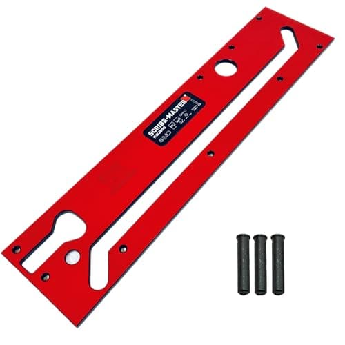 Image of Scribe-Master KWJ600 Worktop Router Jig, 600–650mm Mason’s Mitre Joint Template, SightLine Front-Edge Alignment Window, 35mm Backset (30mm Guide Bush)