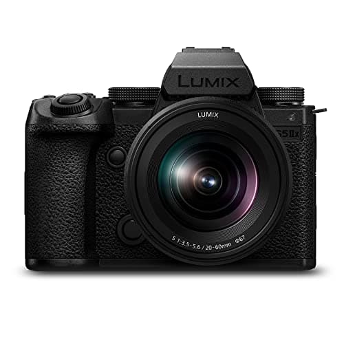 Image of Panasonic LUMIX S5IIX Full Frame Mirrorless Camera, 6K/4K 10-bit Unlimited Recording, Phase Hybrid AF, Apple ProRes RAW & BRAW via HDMI, USB-SSD Recording, 5-Axis Dual I.S. with LUMIX 20-60mm Lens