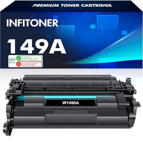 Image of INFITONER 149A No Chip Toner Cartridge Replacement for HP 149A W1490A W1490X 149X H1490AT Laser Pro 4002DW 4002DN 4102FDW 4102FDN 4102D - Black, 1-Pack