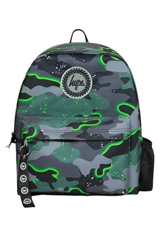 Image of hype Glow Camo Backpack (One Size) (Green/Black/Grey)