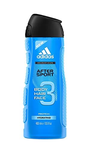 Image of 3 x 400ml Adidas 3 in 1 (Body Hair Face) Shower Gel - Sport Energy