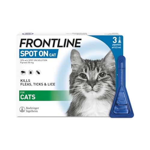 Image of FRONTLINE Spot On Flea & Tick Treatment for Cats - 3 Pipettes
