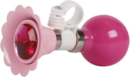 Image of Kids Bike Horn Children Bicycle Bell for Girls or Boys (pink)