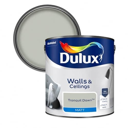Image of Tranquil Dawn Matt Emulsion Paint 2.5L | Interior Wall and Ceiling Paint | Smooth Flat Matt Finish | Durable Everyday Room Paint for Living Room Bedroom Hallway and Dining Room