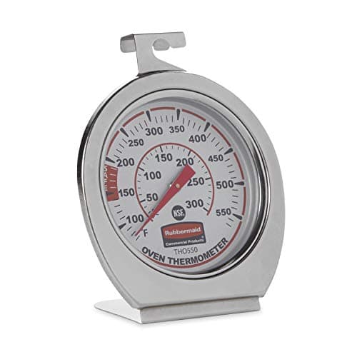 Image of Rubbermaid Commercial Products Stainless Steel Instant Read Oven/Grill/Smoker Monitoring Thermometer