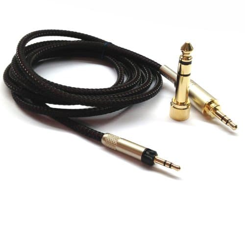 Image of ABLET Replacement Audio Upgrade Cable Compatible with Sennheiser HD598, HD598Cs, HD560s, HD598SE, HD620S, HD400PRO, HD599, HD569, HD579, HD505 Headphone 1.5m/4.9feet