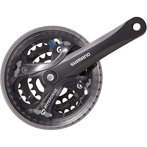 Image of SHIMANO M361 Hybrid Crankset (Black, 175mm X 48/38/28T)