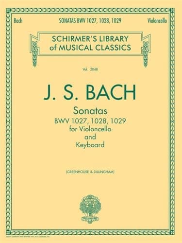 Image of Sonatas For Cello And Keyboard: Schirmer'S Library of Musical Classics, Vol. 2053