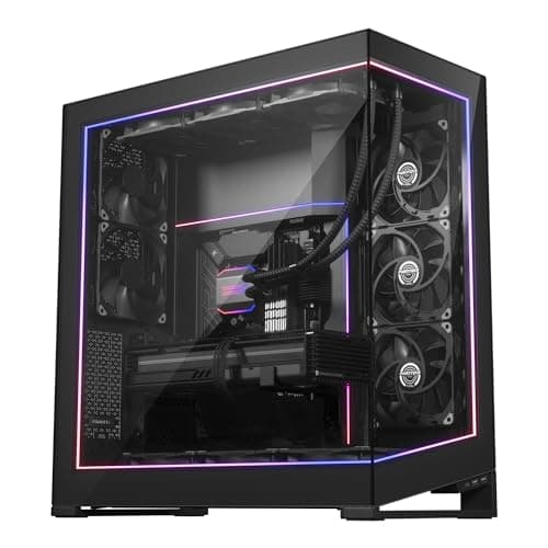 Image of Phanteks NV9 Premium DRGB Kit + Power-Hub - Black, Customisable RGB Lighting, Enhanced Aesthetics, Sync with Leading Software, Easy Installation, Superior Cable Management