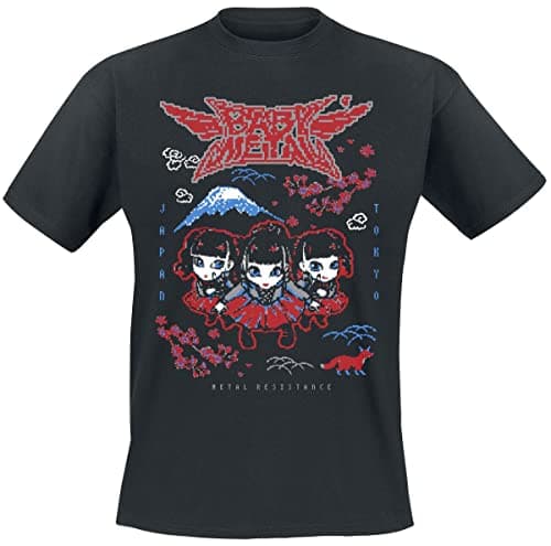 Image of Babymetal Pixel Tokyo Men T-Shirt Black XXL, 100% Cotton, Regular