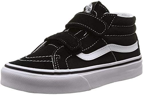 Image of Vans K Sk8-mid Reissue V, Unisex Kids' Low-Top Sneakers, Black (black/true White),1UK (32 EU)