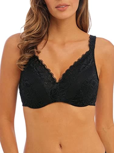 Image of Wacoal Raffine Minimiser Bra Black Black 38E