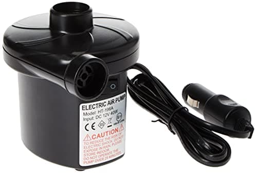 Image of Vango Electric Pump - DC Airbed Camping Pump - Black
