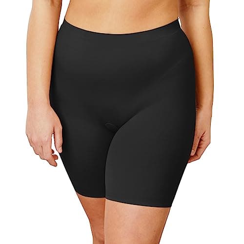 Image of Maidenform Women's Cover Your Bases Smoothing Shapewear Slip Short DM0035, Black, Large