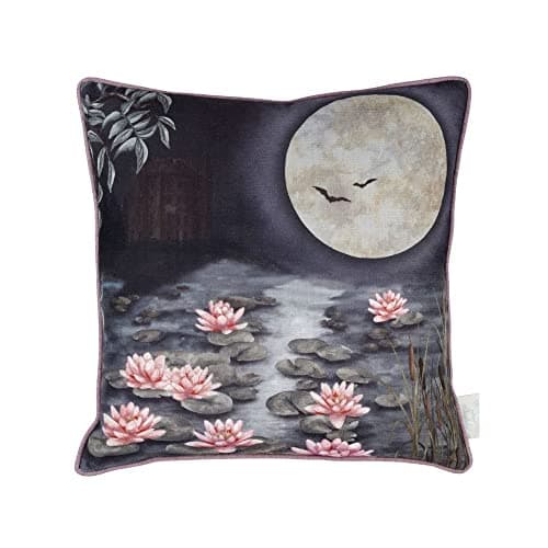 Image of The Chateau by Angel Strawbridge MOONLIGHT LILY GARDEN DUSK 45X45CM CUSHION