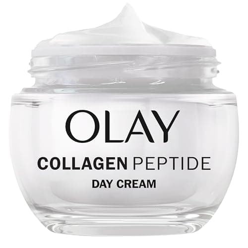 Image of Olay Collagen Peptide Face Moisturiser Day Cream, Skincare with Niacinamide 99% Purity and Antioxidant Vitamin E, Advanced Anti Ageing Skin Care: Strengthens, Restores, Hydrates, 50ml