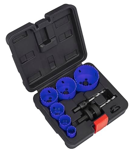 Image of Sealey 9pc Electrician's Hole Saw Kit - WSEHSK