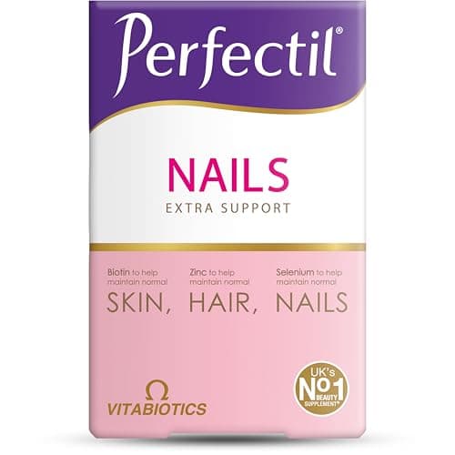 Image of Perfectil Nails Beauty Supplement for Nails - Includes Selenium, Biotin & CoQ10, 60 Tablets 30-Day Supply, by Vitabiotics