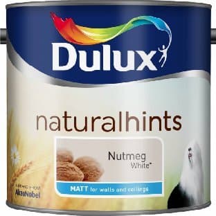 Image of Dulux Natural Hints Matt 2.5L Nutmeg White