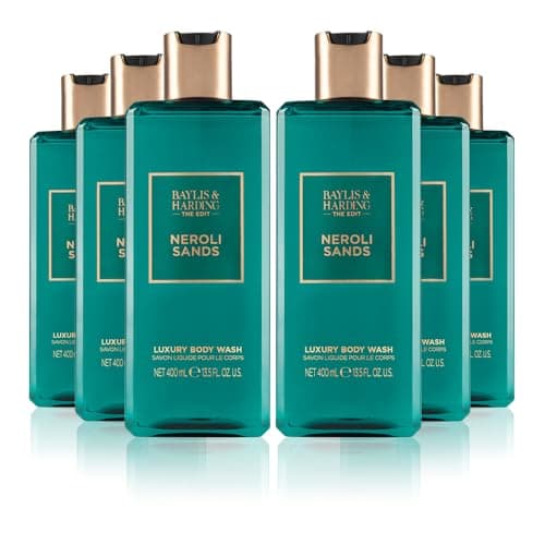 Image of Baylis & Harding The Edit Neroli Sands Body Wash, 400 ml (Pack of 6) - Vegan Friendly