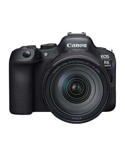 Image of Canon EOS R6 Mark II Full Frame Mirrorless Camera & RF 24-105mm F4L IS USM | 24.2-megapixels, up to 40fps continuous shooting, 4K 60p, up to 8-stops IS and Dual Pixel CMOS Auto Focus II Black