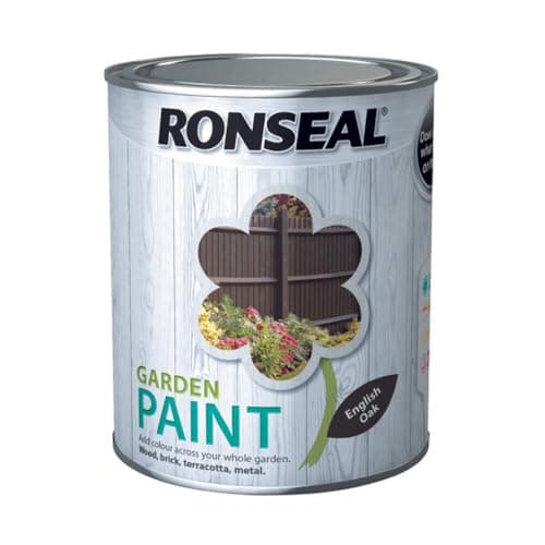 Image of Ronseal General Purpose Garden Paint English Oak 750ml