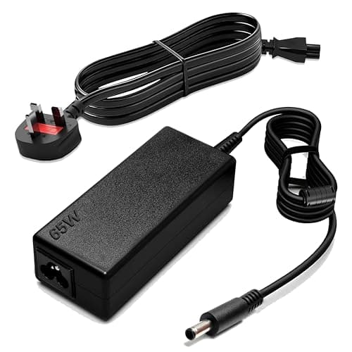 Image of FusionTG 65W 90W Dell Laptop Charger Compatible with all Dell XPS - Reliable Power Adapter for High-Performance Charging for Dell Laptops - Safe and Efficient 4.5mm (65 Watt)