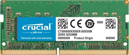 Image of Crucial RAM 16GB DDR4 2666MHz CL19 Memory for Mac CT16G4S266M Green