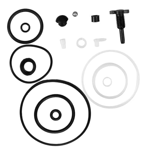 Image of MAGICLULU Jack Seal Repair Kit and Return Valve Easy Installation with Plastic Metal and Rubber Accessories with Pump Core Seal for Small Vertical Jack for Maintenance