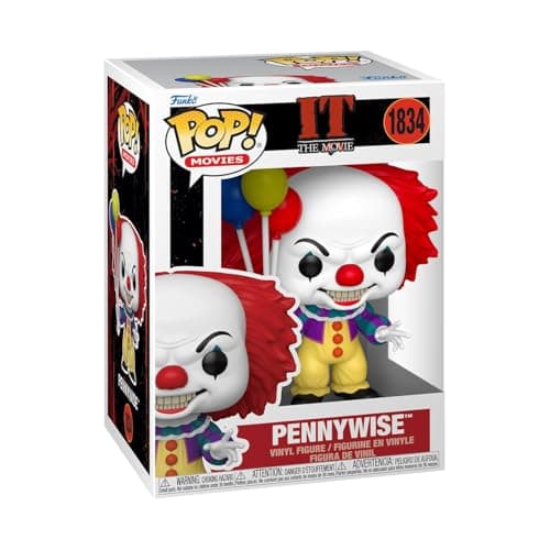 Image of Funko Pop! Movies: IT - Pennywise (1990) - Collectable Vinyl Figure - Gift Idea - Official Merchandise - Toys for Kids & Adults - Horror Fans - Model Figure for Collectors
