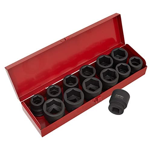Image of Sealey Ak686 Impact Socket Set 13Pc 3/4Sq Drive Metric/Imperial