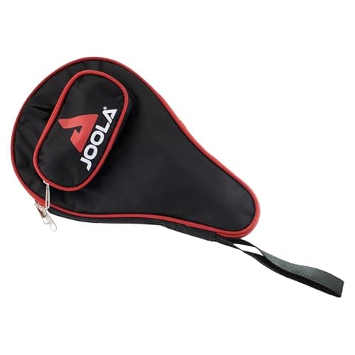 Image of JOOLA Pocket Table Tennis Bat Cover - Black/Red