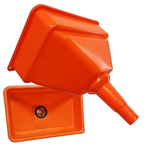Image of Dunnet Tools 2 Pack Large Wide Neck Funnel For Car Heavy Duty Plastic Funnel With Filter Wide Mouth Tractor Funnels For Oil Fuel Diesel Petrol Plastic Funnels For Car Motorcycle