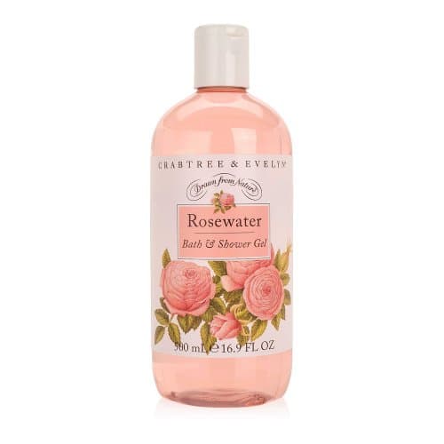 Image of Crabtree & Evelyn Rosewater Bath & Shower Gel 500ml