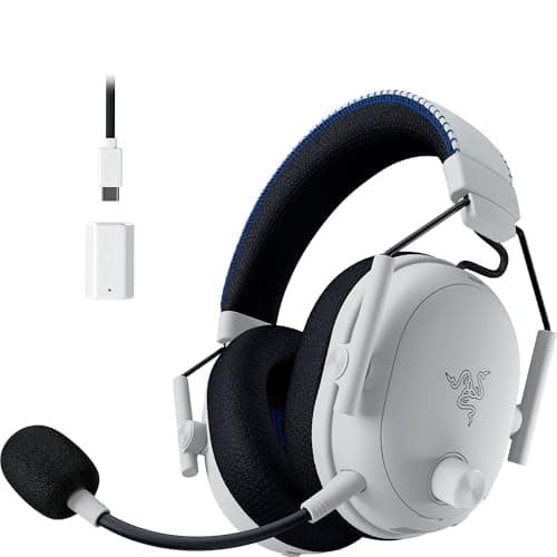 Image of Razer BlackShark V3 Pro for PlayStation - Wireless Active Noise Cancellation Esports Headset ANC - TriForce 50 mm Drivers - HyperSpeed 2,4 GHz - THX Spatial Audio - PS5/PC | White