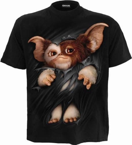 Image of WB Studio - Gremlins - Gizmo - Front Print T-Shirt Black - M