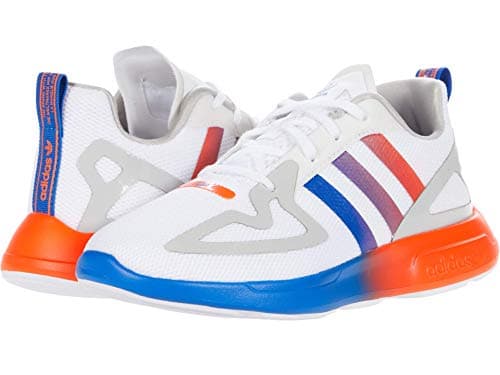 Image of adidas Originals Kids' ZX 2K Flux Sneaker, Black/Grey/Shock Pink, 13.5K